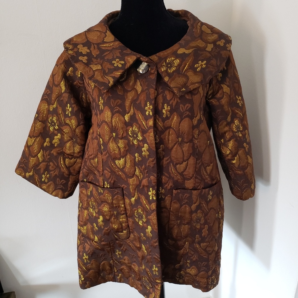 60s style swing coat NWT